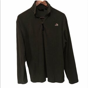 Aspen Women's Dark Green Fleece Pullover Jacket